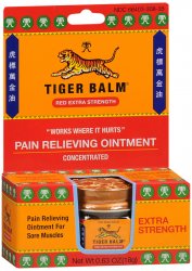 Pack of 12-Tiger Balm Extra Strength Pain Relieving Ointment 18gm