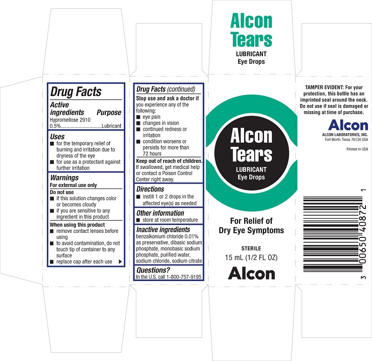 Alcon Tears Lubricant Dry Eye Drops - 0.5 oz By Alcon (Formerly Isopto)