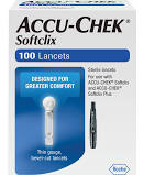 Case of 12-Softclix Lancet 100 Count By Roche Diabetes Care