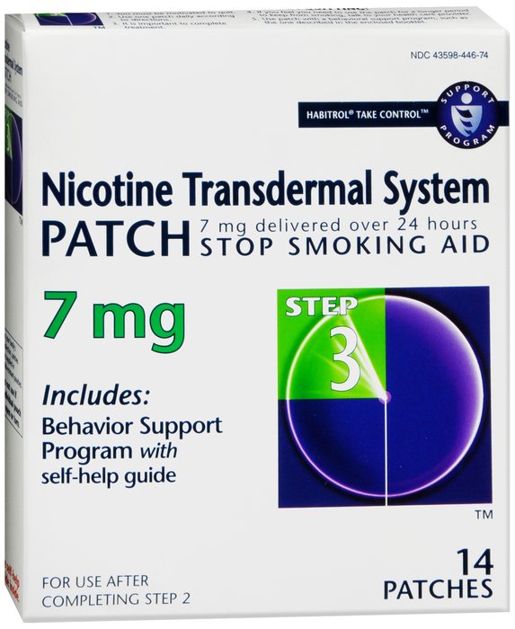 Case of 12-Habitrol Nicotine Trans Patch 7mg 14 Count