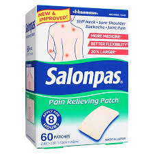 Salonpas Pain Relieving Patch - 60 Patches CASE OF 36 By Emerson H