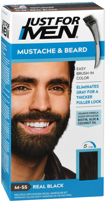 Case of 12-Just For Men Mustache Gel Real Black
