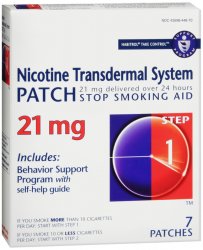 Habitrol Nicotine Trans Patch 21mg 7Ct