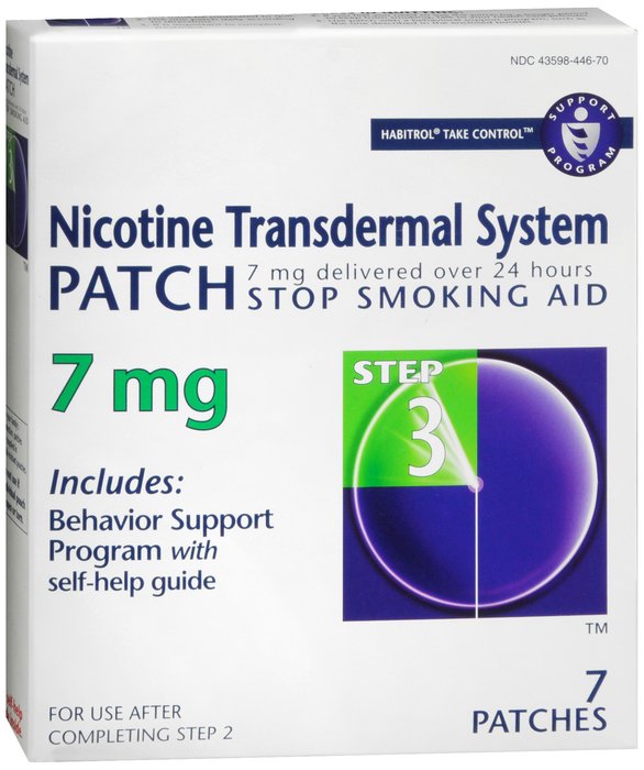 Case of 12-Habitrol Nicotine Trans Patch 7mg 7Ct