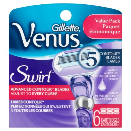 Gillette Venus Swirl Refill Cartrdge 6Ct