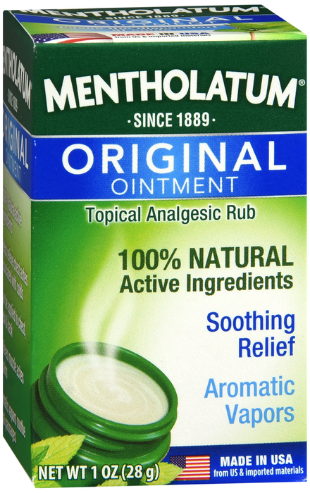 Mentholatum Jar Ointment 1 oz By Mentholatum Co The USA 