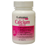 Case of 144-Calcium 600+D 600 Mg-200 Tab 60 By Plus Pharma Generic Caltrate
