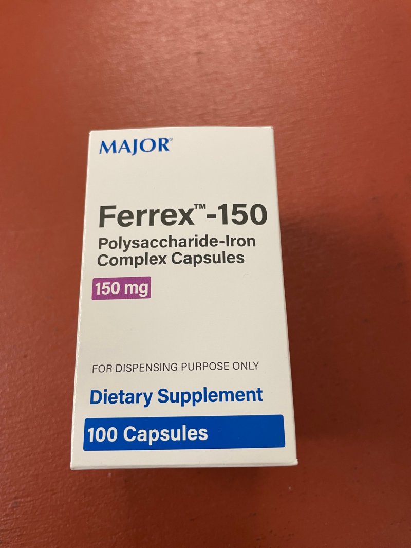 Ferrex 150 mg Cap 100 By Major Pharma CASE OF 12