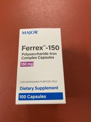 Ferrex 150 mg Cap 100 By Major Pharma