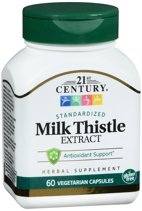 21st Century Milk Thistle Extract Vegetarian Capsules 60ct
