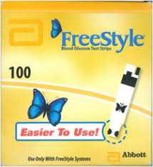 Freestyle Test Strips 100 Count Retail Pack