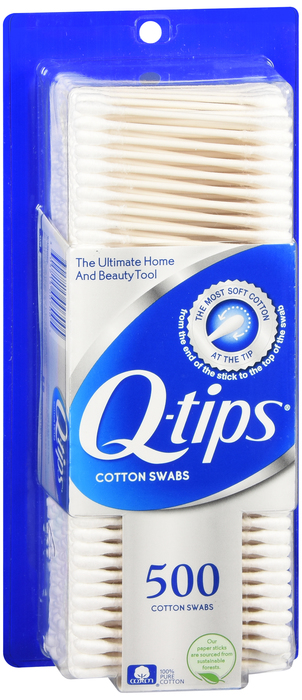 Q-Tips Cotton Swab 500 By Unilever Hpc-USA 