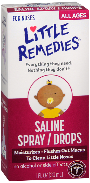 Little Noses Saline Spray Drop 30ml By Medtech