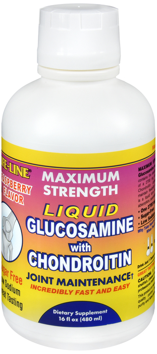 Glucosamine Chondroitin Max Rasp Liquid 16 oz Nature's Blend