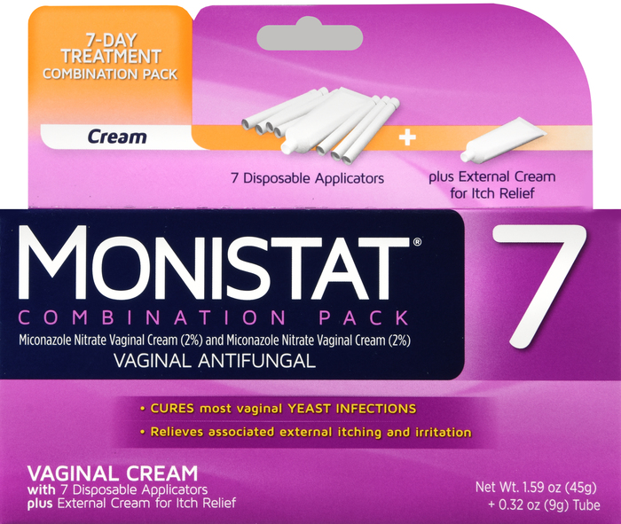 Pack of 12-Monistat 7 Miconazole Cream Combo Pack 7 Ct By Pack of 12-Monistat 7 Miconazole Cream Combo Pack 7 Ct By