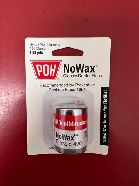 Poh Floss White No Wax 100Yd C/U 490
