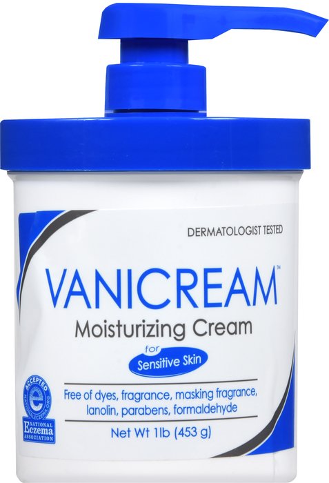 Vanicream Jar With Pump Cream 1Lb By Pharmaceutical Spec USA 