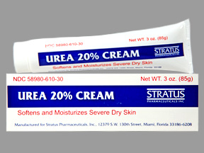 Urea 20 % Cream 3 Oz By Stratus Pharm 