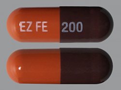 Ezfe 200 200 mg Cap 100 By R A Mcneil Co