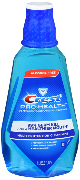 Case of 6-Crest Pro-Health Multi-Protection Mouthwash 33.8oz by P$G