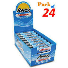 Savex Lip Balm ORIGINAL 24X0.15 Oz STICK By Savex/Kenwick Lab