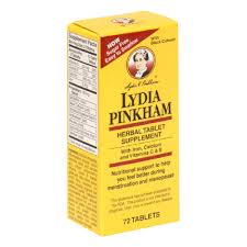 Pack of 12-Lydia Pinkham Herbal Supplement Tablets 72ct