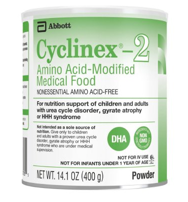 Cyclinex-2 Amino Acid Powder 1X400 gm By Abbott Nutrition USA 