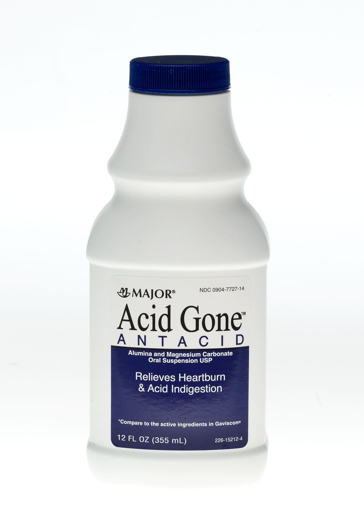 Acid Gone Antacid Liquid 12 oz By Major Pharma Gen Gaviscon One Ca