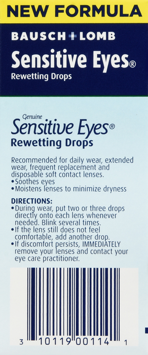 '.B-L Sensitive Eyes Rewetting .'