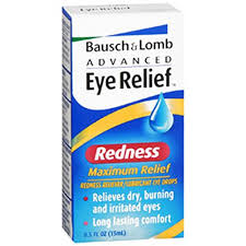 Case of 12-Bausch & Lomb Advanced Eye Relief Drops Redness - 0.5 F