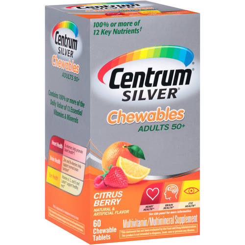 Centrum Silver Multivitamin Supplement Tablets 60