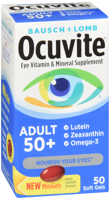 Ocuvite Multivit 50+ Softgel 50Ct by Valeant Pharma
