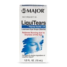 Liquitears Eye Drops By Major Pharm Item No.: 499090 4536920 OTC499090 NDC No.: 00904-6492-35, 0904-6492-35 00904649235 0904649235 Old 00904501735 UPC No.: 309045017357 Item Description: Gnrc Eye Prep