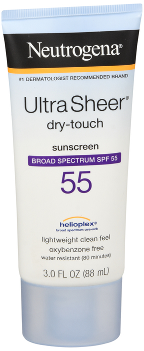 Neutrogena Sun Ultra Sheer Dry SPF 55 Lotion 3 oz By J&J Consumer USA 