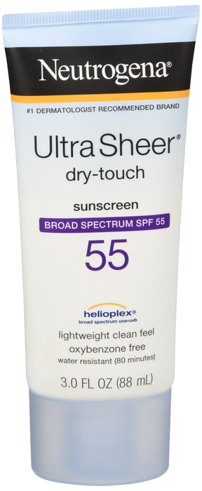 Neutrogena Sun Ultra Sheer Dry-Touch Spf 55 3 Oz By J&J Consumer