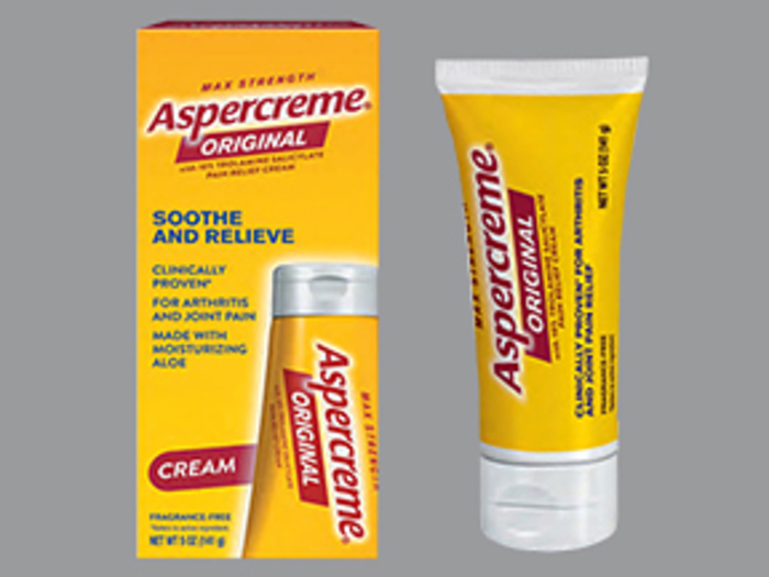 Pack of 36-Aspercreme Original 10 % Cream 5 oz by Chatem