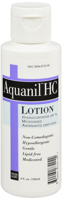 Aquanil Hc 1% Lotion 4 Oz  By Person & Covey