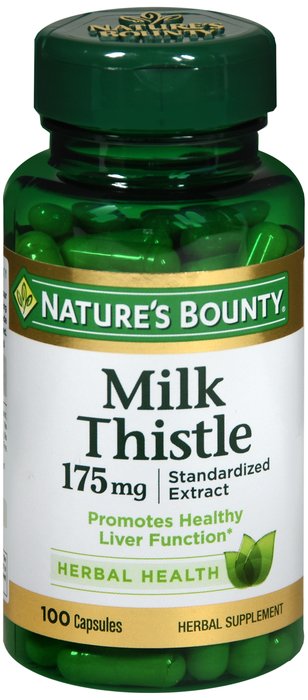 Milk Thstle 175mg Cap 100 Count Nat Bounty