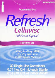 Refresh Celluvisc Lubricant Eye Gel - 30 Pack 0.3 oz Each