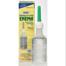 Case of 12-Enema Disposable Saline Laxatives 4.5 oz By Rugby