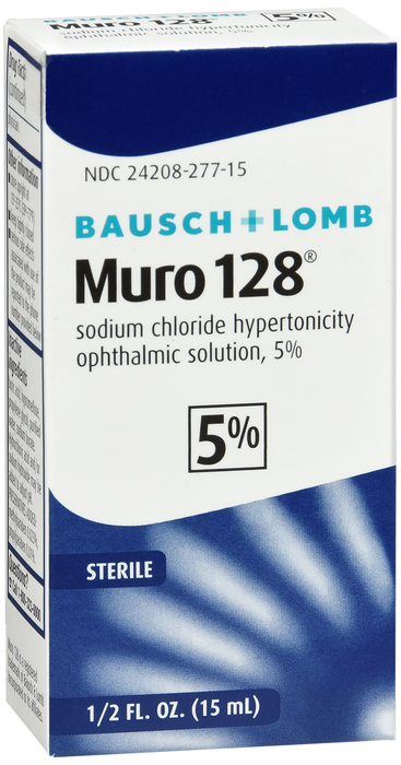 Muro 128 5% Sterile Ophthalmic Solution - 0.5 Fl oz Bottle By Baus