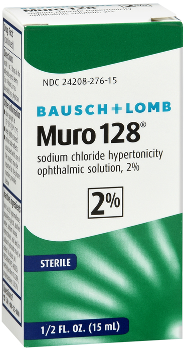 Muro 128 Solution 2% 15 ml By Bausch & Lomb 