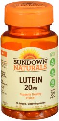 '.Lutein 20mg Softgel 30 Count S.'