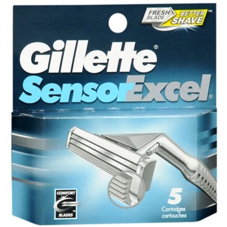 Gillette Sensor Excel Cartridges 5 Each