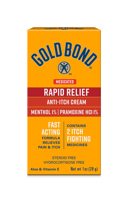 Pack of 12-Gold Bond Rapid Relief Anti-itch Cream 1 oz by  Chattem Drug & Chem Co USA