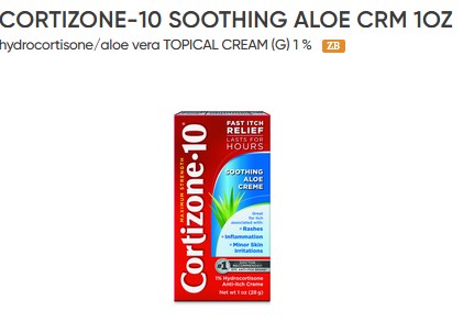 Case of 36-Cortizone-10 Soothing ALoe Cream 1 Oz by Chattem Drugs
