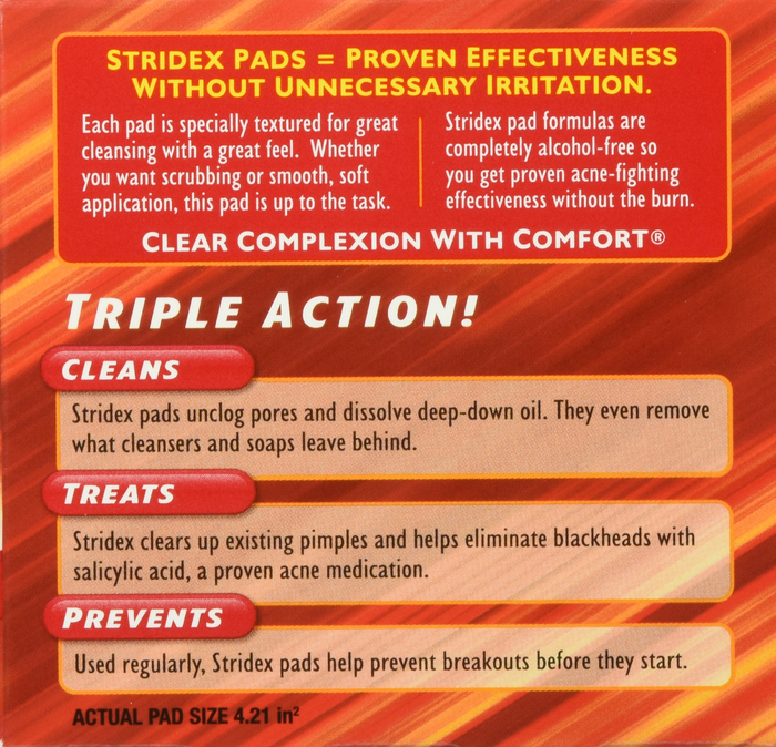 Stridex Maximum Strength Pad 55Ct Pad 55 By Blistex USA 