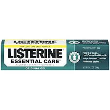 Listerine Essential Care Toothpaste Powerful Mint Gel - 4.2 oz Tub