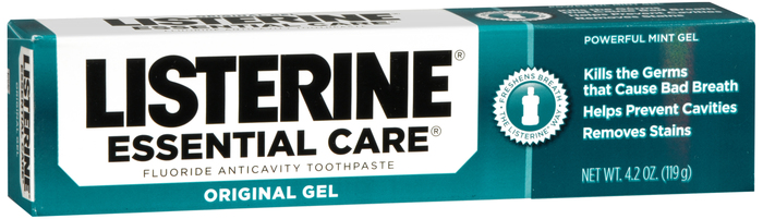 Listerine Essential Gel Mint Toothpaste 4.2 oz By J&J Consumer USA 