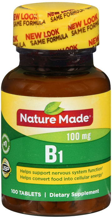 Case of 24-Nature Made Vit B 1 100 mg Tab 100 By Pharmavite Pharm Corp